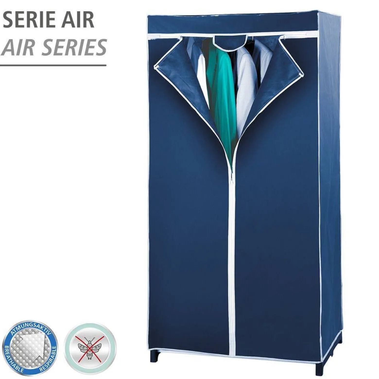 Szafa tekstylna AIR, 150 x 50 x 75 cm, WENKO