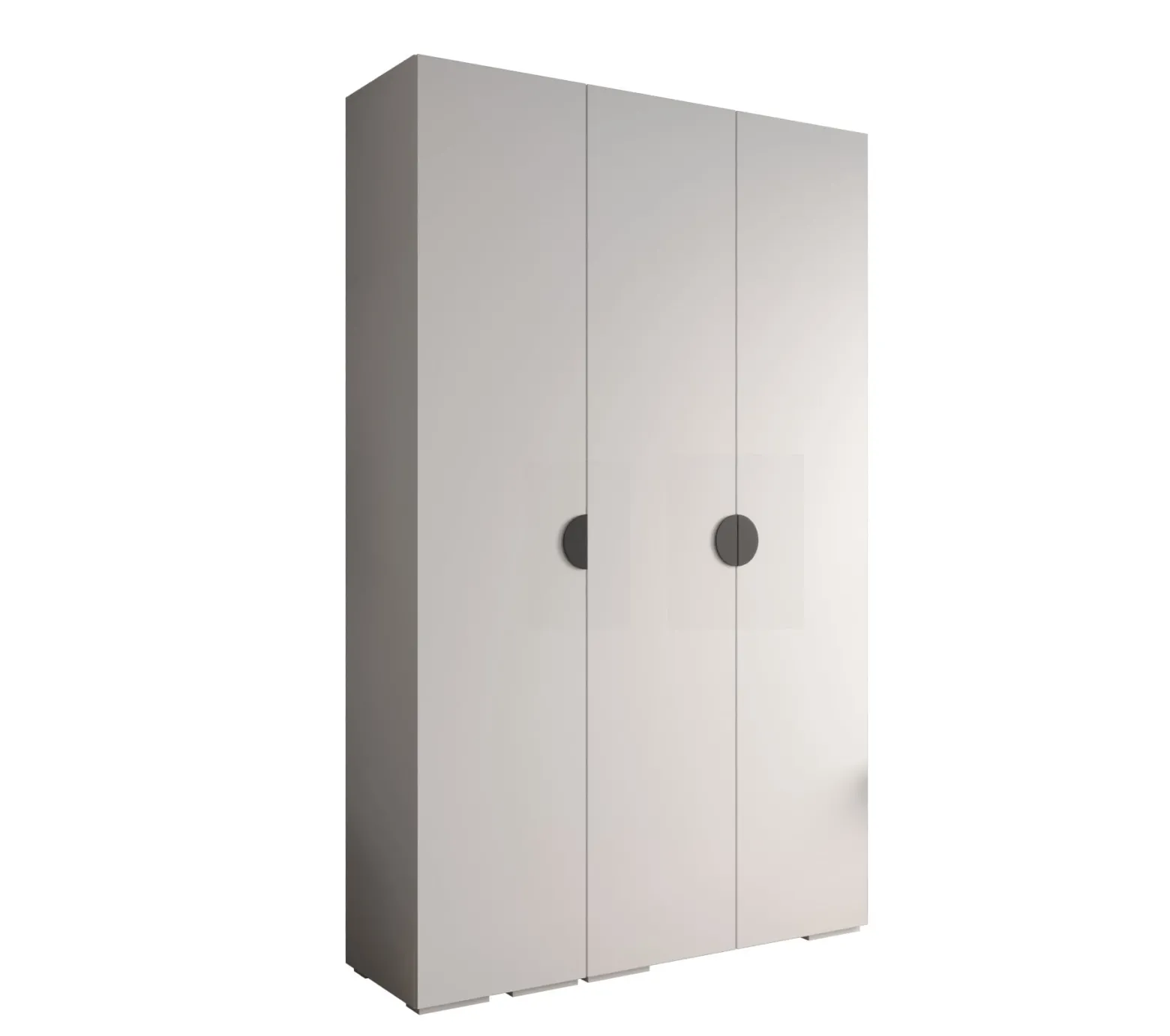 Szafa ubraniowa Garderoba INOVA 4 1,5SZ biały+czarny