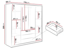 Szafa Bali Lux 4D