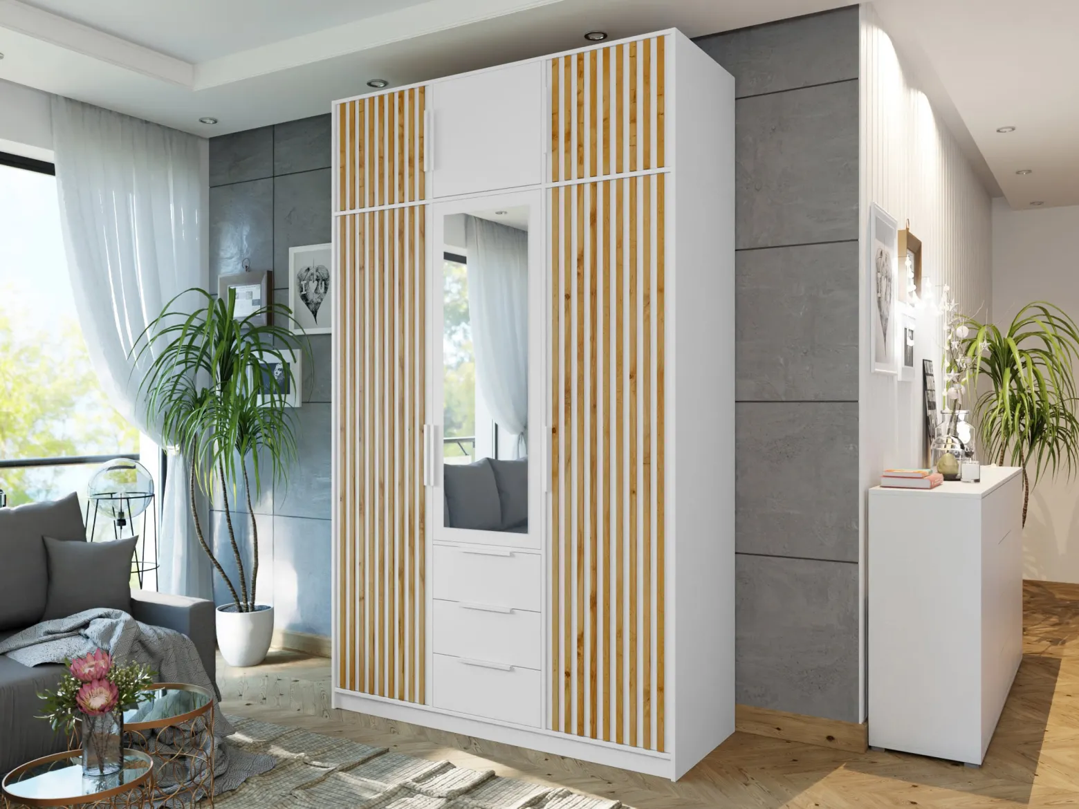 Szafa Bali Lux 3D z nadstawką