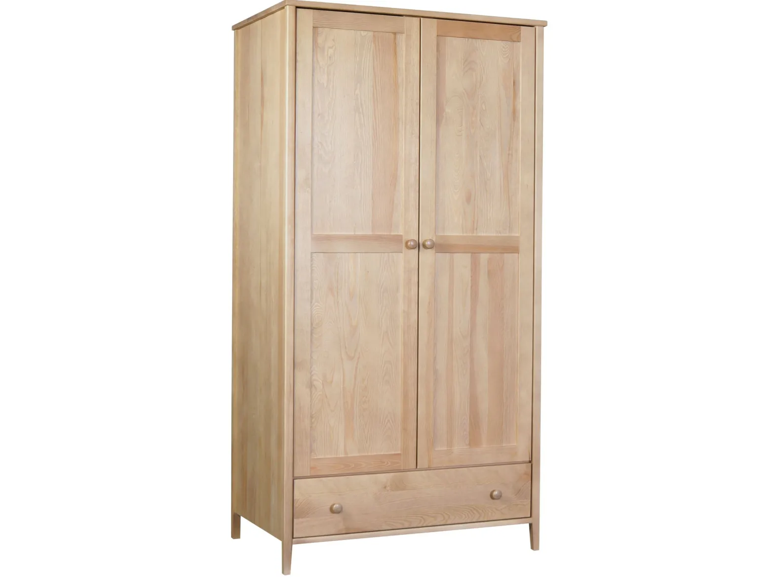 Szafa drewniana dwudrzwiowa z drążkiem COLORADO kolor dębowy