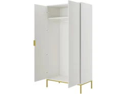 Szafa dwudrzwiowa Austin 100 cm biała