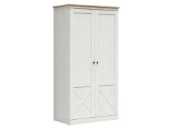Szafa dwudrzwiowa Frija 103 cm sosna andersen biała