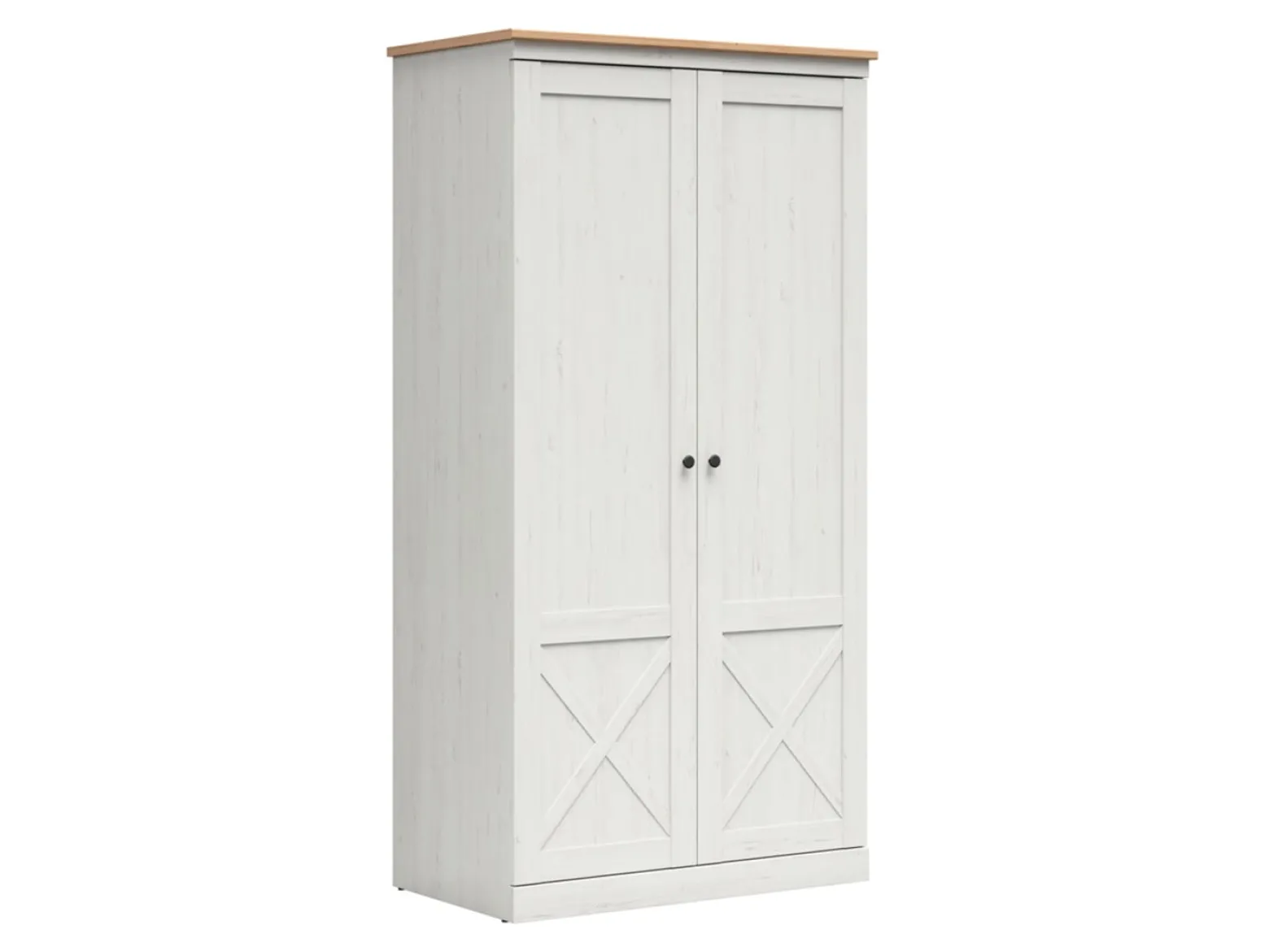 Szafa dwudrzwiowa Frija 103 cm sosna andersen biała