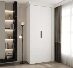 Szafa dwudrzwiowa wysoka 50 Como 4 100 biały+czarny