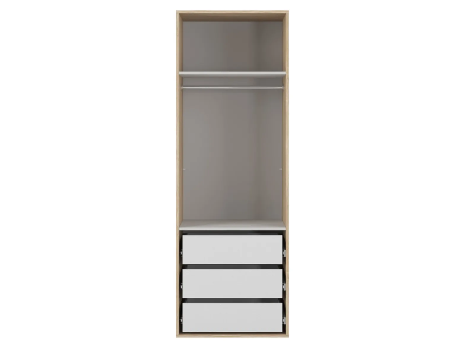 Szafa Flex 75 cm z lustrem dąb sonoma