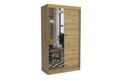 Szafa garderoba przesuwna BRENT 120 cm TOM ARTISAN