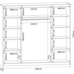 Szafa INES III 250 WH/WH