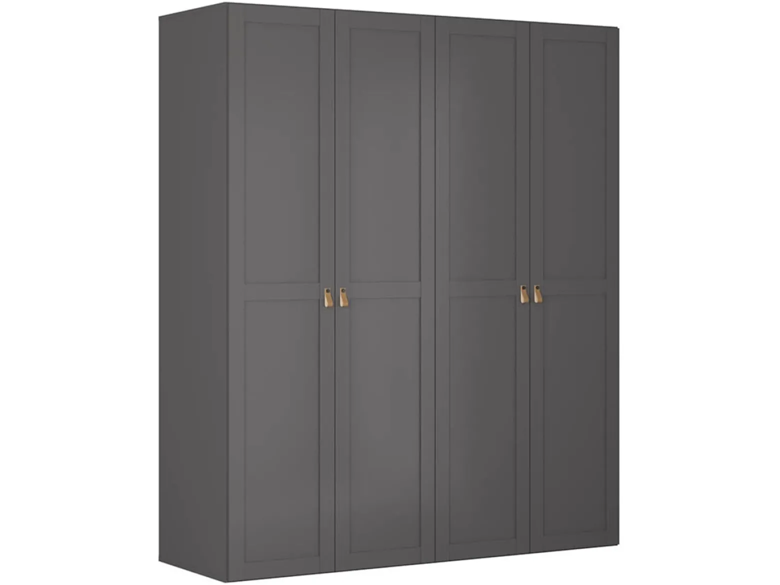 Szafa modułowa Flex 200 cm z drzwiami grafit