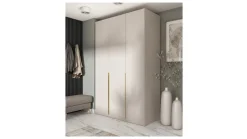 Szafa modułowa Flex 150 cm z 3 drzwiami kaszmir