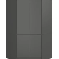 Szafa narożna S100 AKORD Grafit Szary 100x50x180 cm