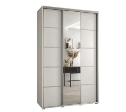 Szafa przesuwna 45 Cannes 5 160 biały+biały+srebrny