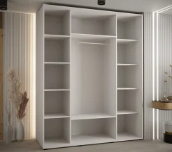 Szafa przesuwna 60 Cannes 1 190 biały+biały+czarny
