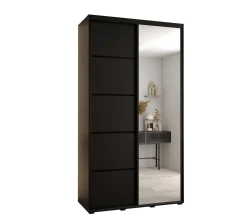 Szafa przesuwna 60 Cannes 5 140 czarny+czarny+czarny