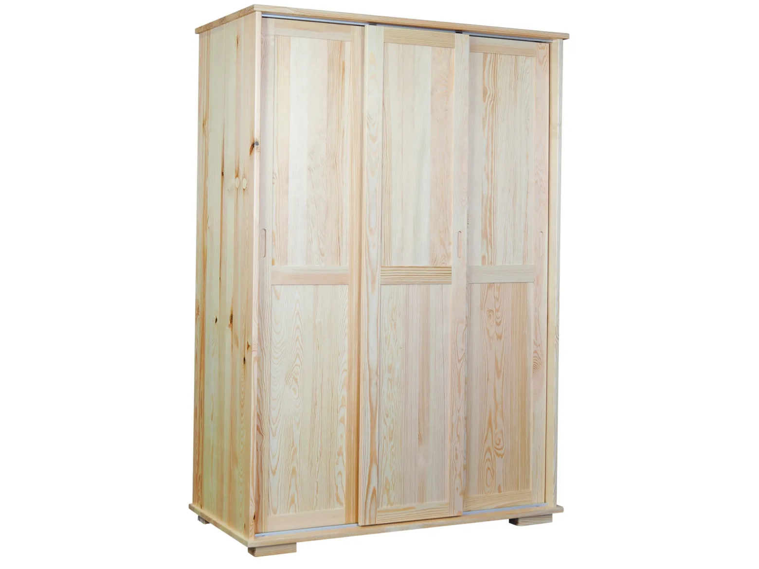 Szafa przesuwna 120 cm drewniana Modern, sosnowa