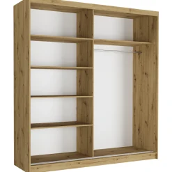 Szafa przesuwna 203 cm z lustrem lamele FRAMIRE Tivaro I artisan artisan