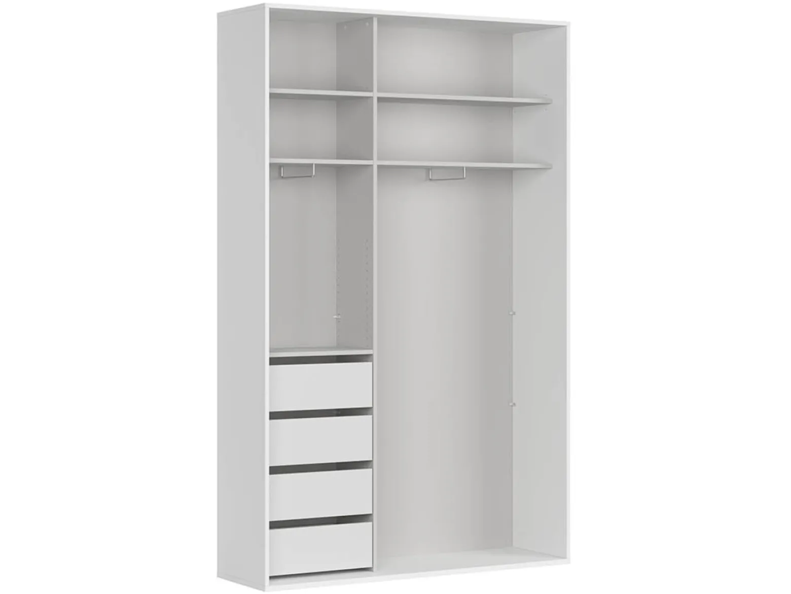 Szafa przesuwna Flex 150 cm biała