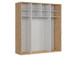 Szafa przesuwna Flex 220 cm dąb artisan/kaszmir