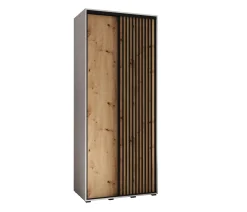 Szafa przesuwna Garderoba LANKO 1 120 gł. 60 biały/artisan