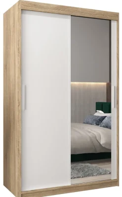 Szafa przesuwna Garderoba Tokyo 2 120 sonoma + biały