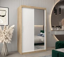 Szafa przesuwna Garderoba Tokyo 2 120 sonoma + biały