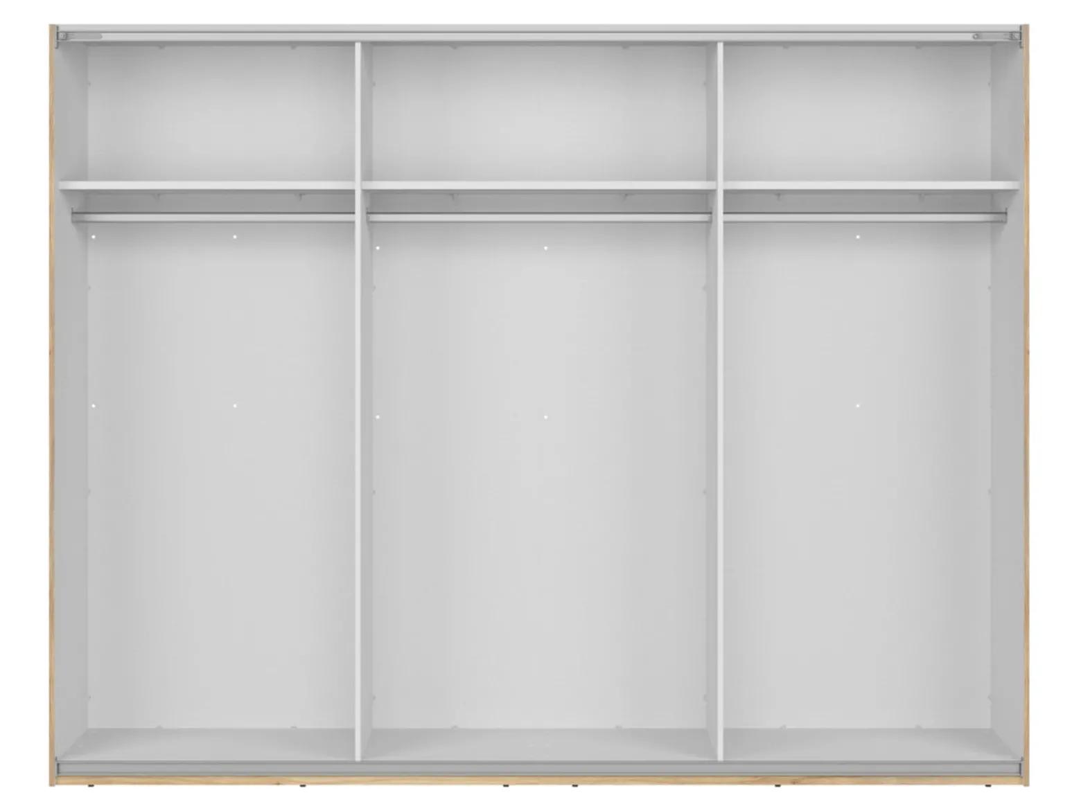 Szafa przesuwna Glamour 270 cm kaszmir/dąb mauvella