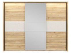 Szafa przesuwna Glamour 270 cm kaszmir/dąb mauvella