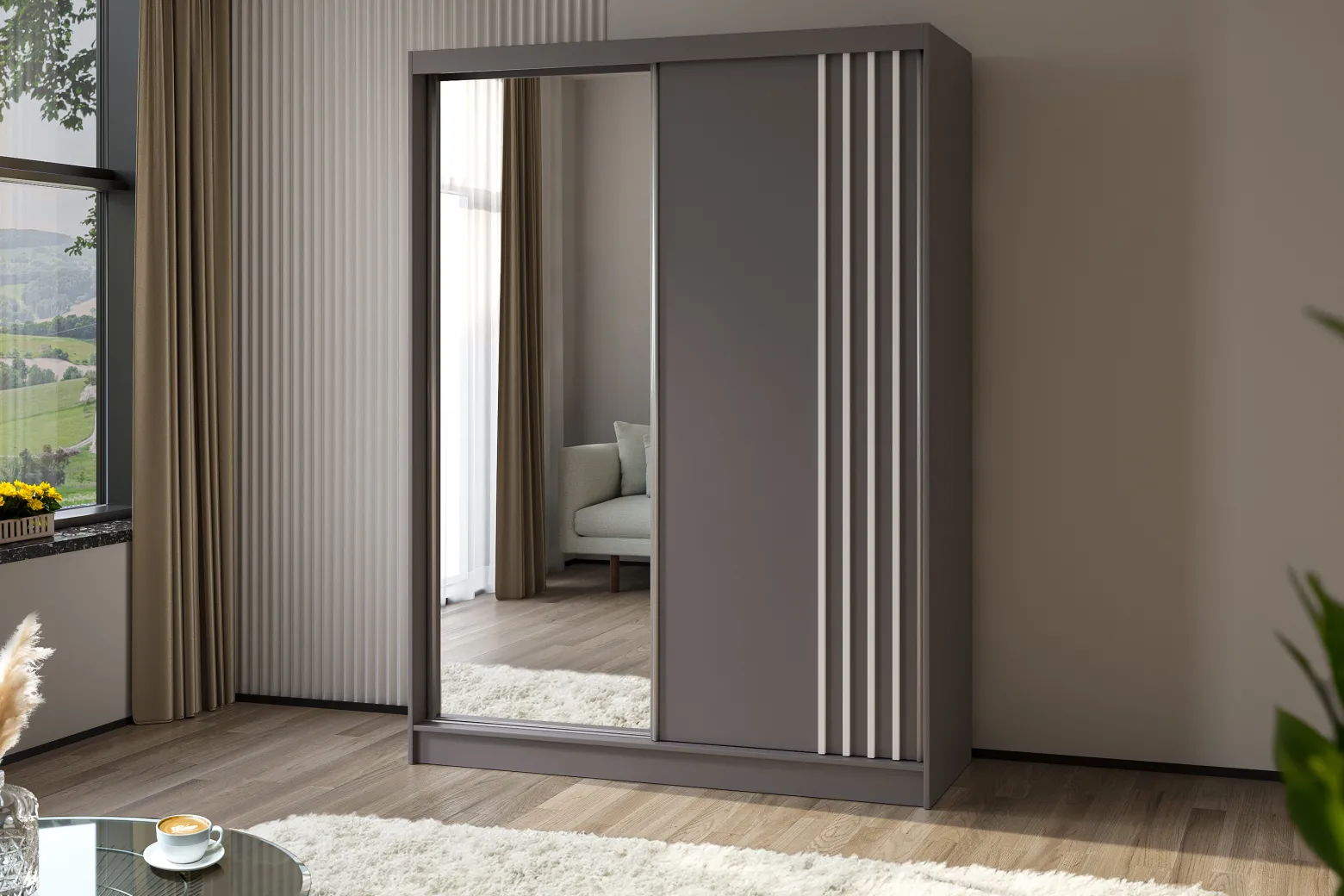 Szafa przesuwna NALLA - 160x216