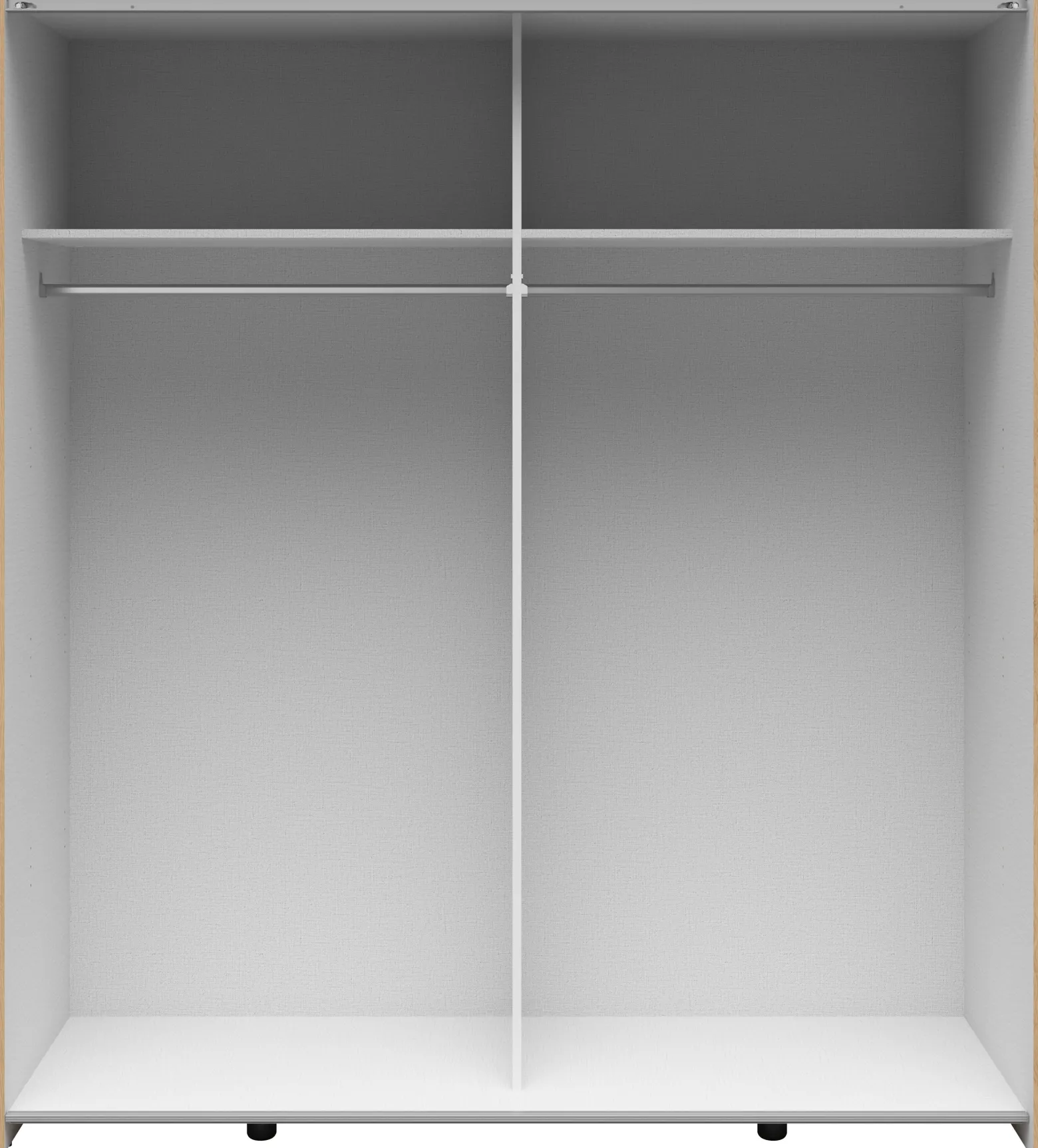 Szafa przesuwna Time 2 170 cm dąb artisan/biały