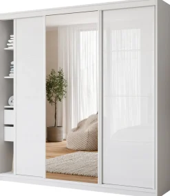Szafa przesuwna z lustrem 200 cm VITA