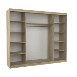 Szafa przesuwna z lustrem DIEGO 250 White