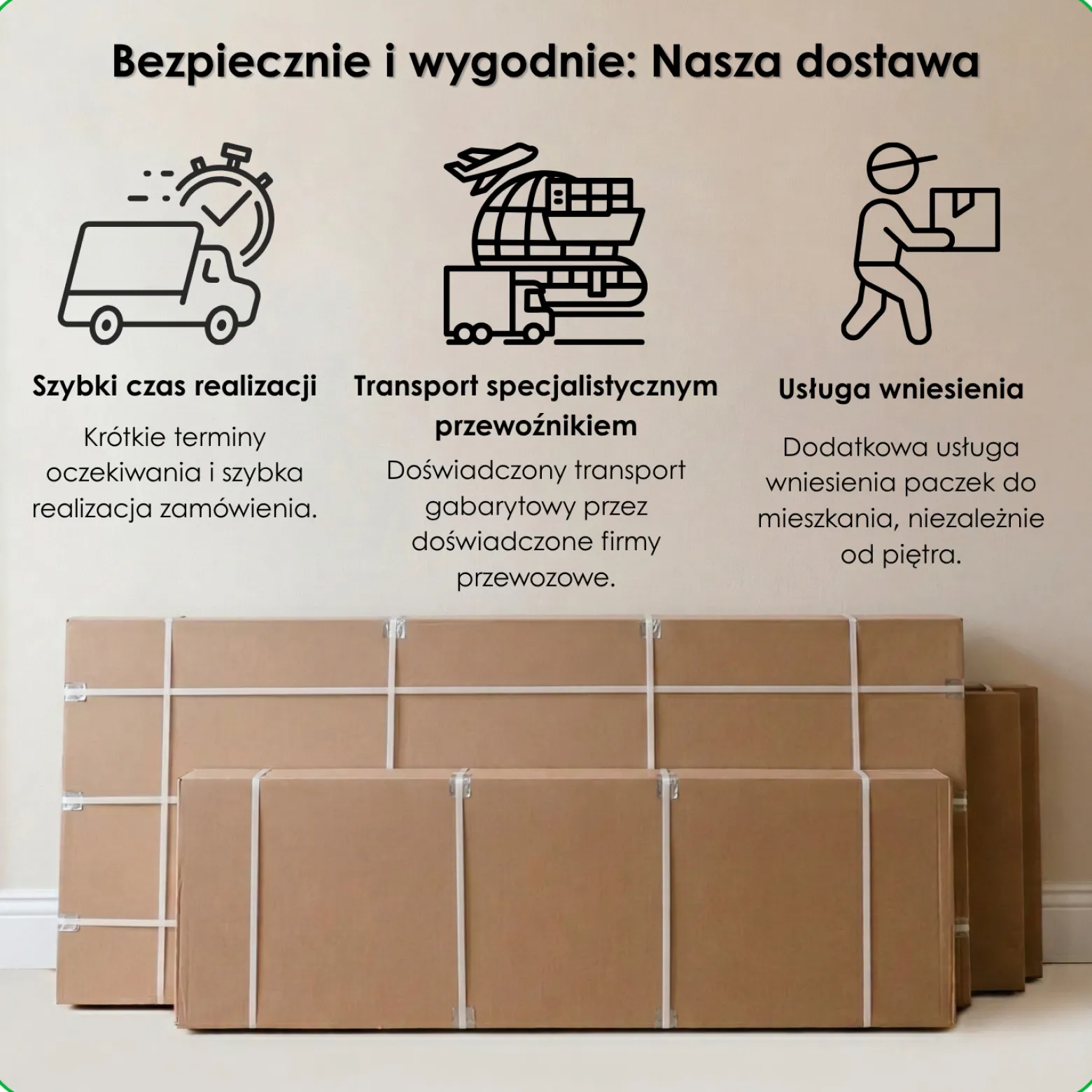 Szafa przesuwna z lustrem Garderoba ROYAL 100 orzech warmia