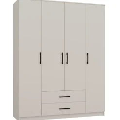 Szafa Topeshop Romana 160 cm kaszmir beż