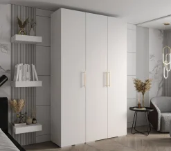 Szafa ubraniowa Garderoba INOVA 3 1,5SZ biały