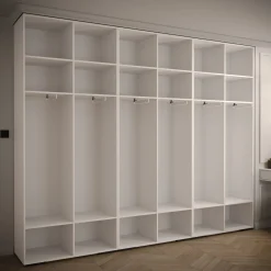 Szafa uchylna Garderoba MANHATTAN RYFEL 2 300 biały
