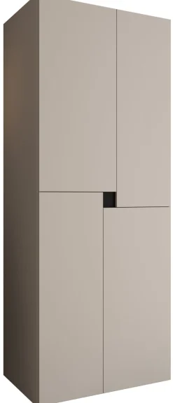 Szafa uchylna otwierana TEMPO 80 wys. 203 cm kaszmir