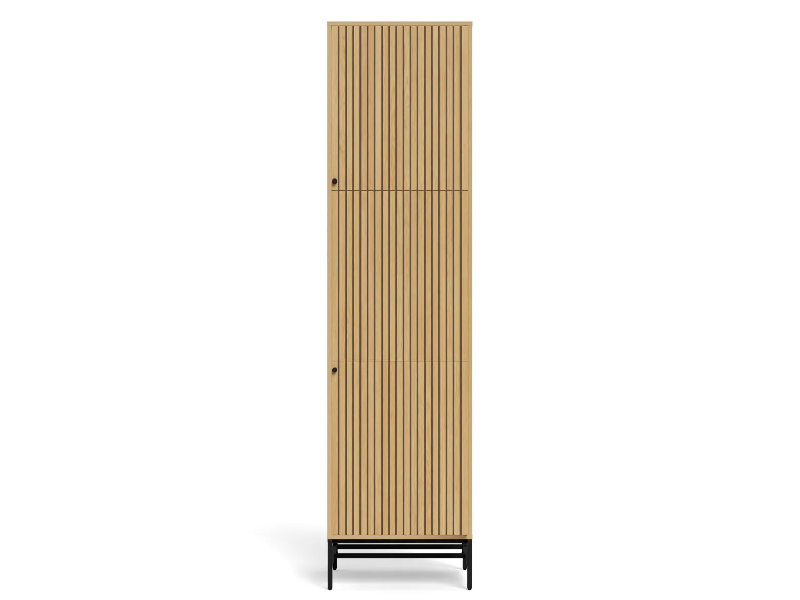 Szafa 200x51 cm Harper lamel z półkami i drążkiem na wieszaki