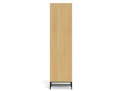 Szafa 200x51 cm Harper lamel z półkami i drążkiem na wieszaki