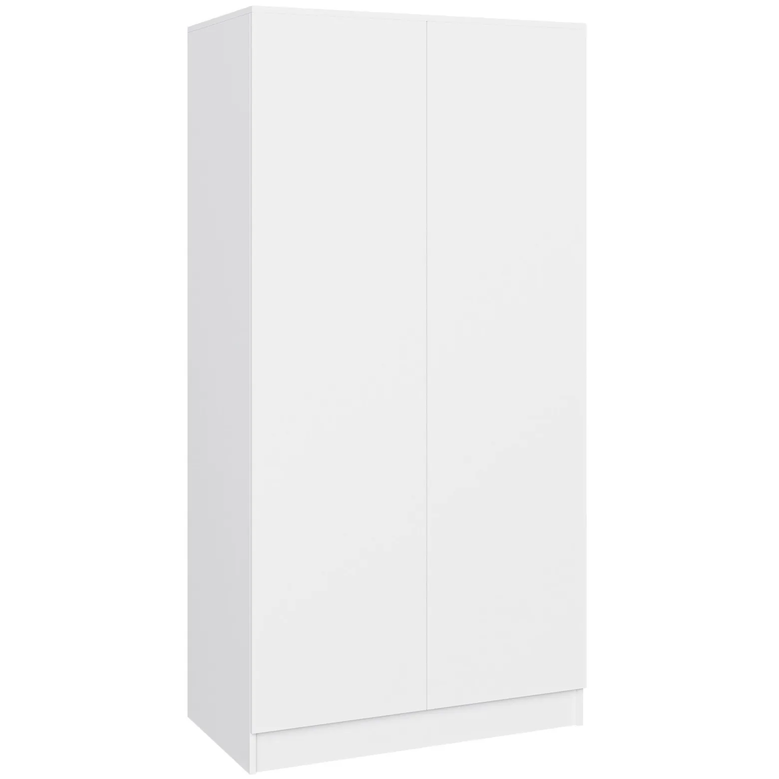 Szafa z drzwiami uchylnymi CLASSIC- biała 90 cm dwudrzwiowa