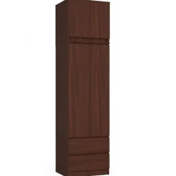 Szafa z nadstawką, DORMI, 60x51x234 cm, wenge, mat | TYLETEGOTU