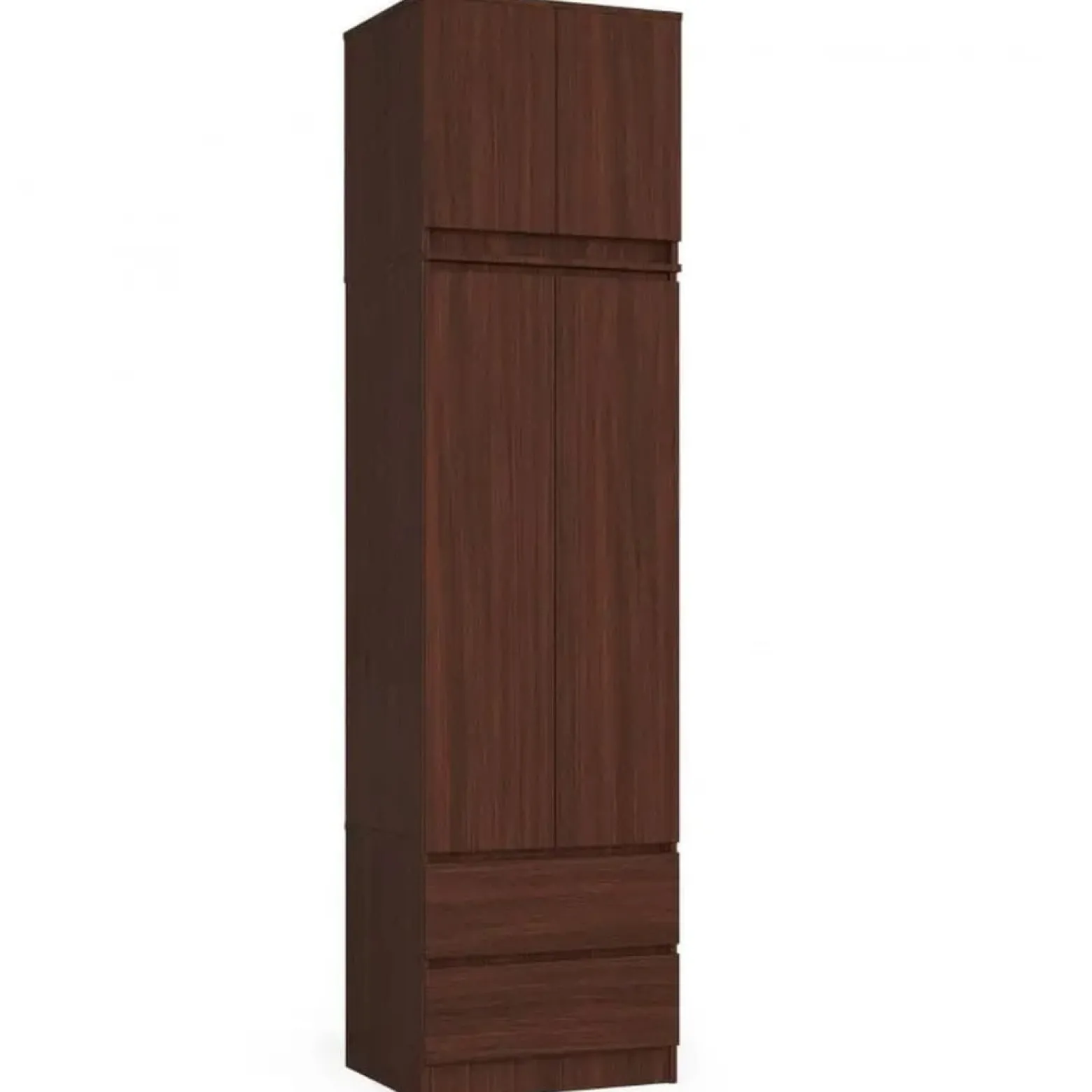 Szafa z nadstawką, DORMI, 60x51x234 cm, wenge, mat | TYLETEGOTU