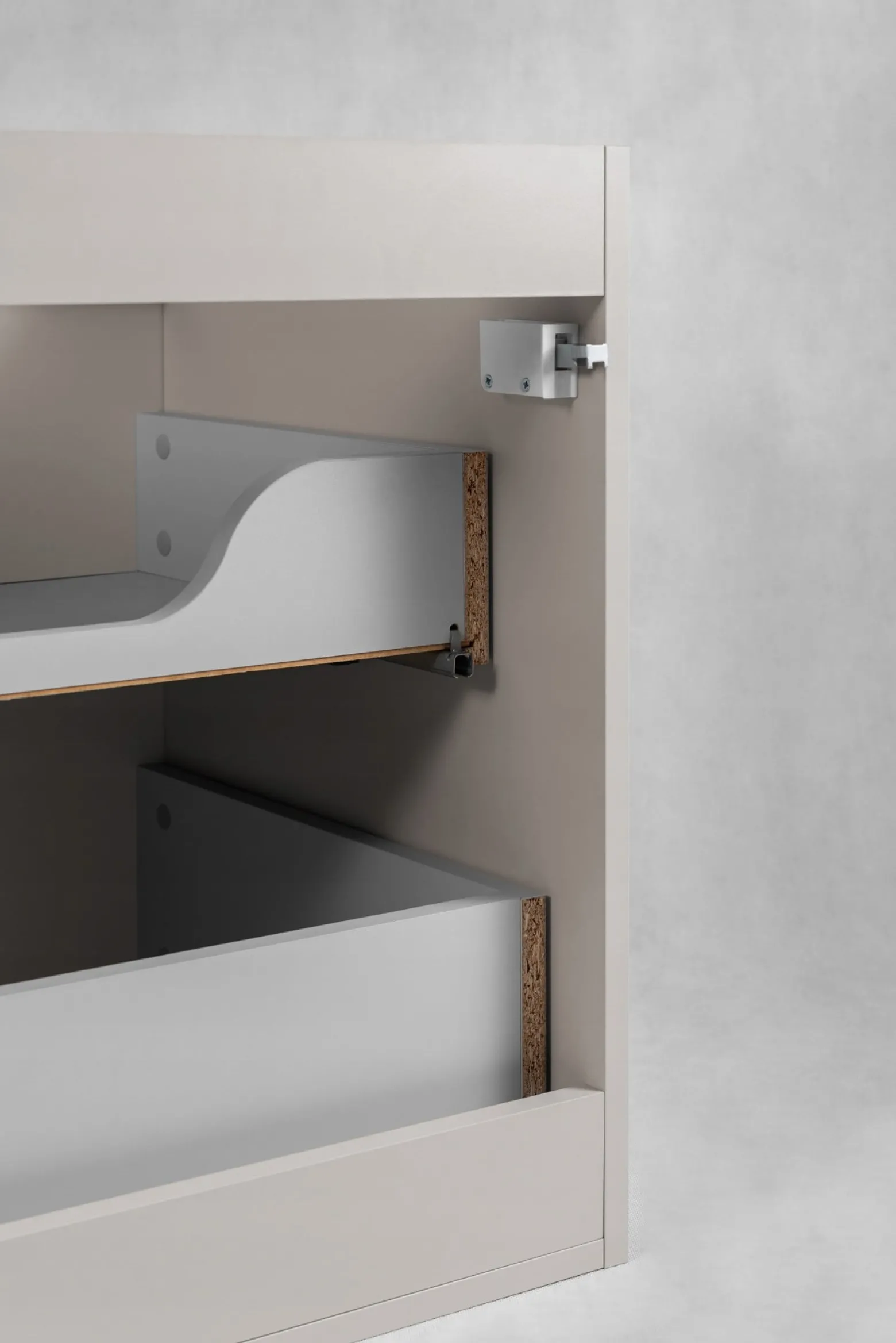 Szafka łazienkowa kaszmir 60 cm FREZOWANY Front