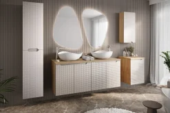 Szafka łazienkowa LUXOR BEIGE 83-35-1D 35cm dąb olejowany/be