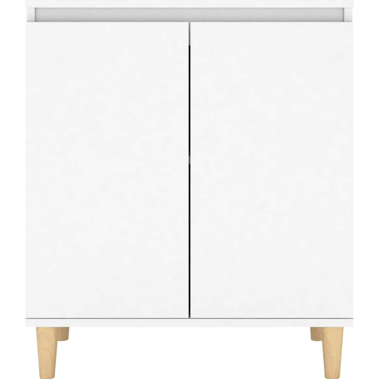 Szafka Biała z Drzwiami 60x35x70 cm do Salonu Pokoju Sypialni