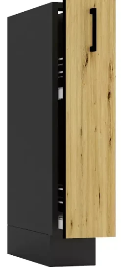 Szafka cargo 15 cm grafit + dąb artisan - Zenix