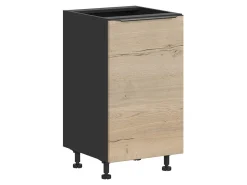 Szafka kuchenna dolna Sole L6 50 cm prawa dąb halifax natura