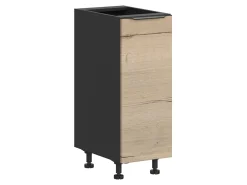Szafka kuchenna dolna Sole L6 30 cm lewa dąb halifax natura
