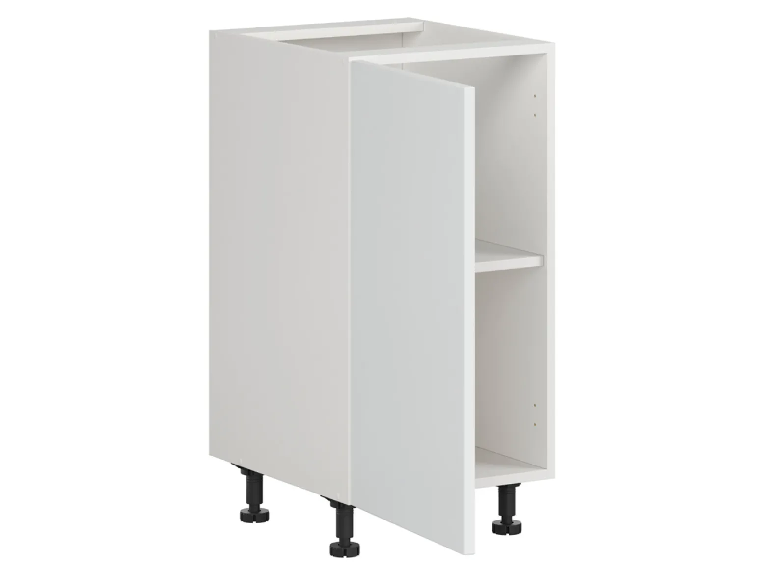 Szafka kuchenna dolna Top Line 40 cm lewa biały połysk