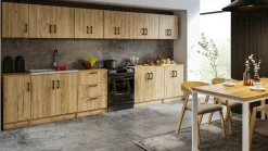 Szafka kuchenna wisząca KG 50 1D dąb Craft złoty