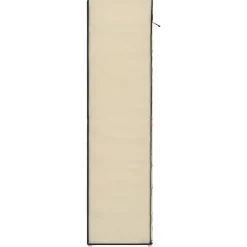 Szafka na buty Kremowy 115 x 28 x 110 cm Tkanina vidaXL